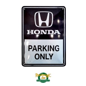 Малка табела "Хонда паркинг"